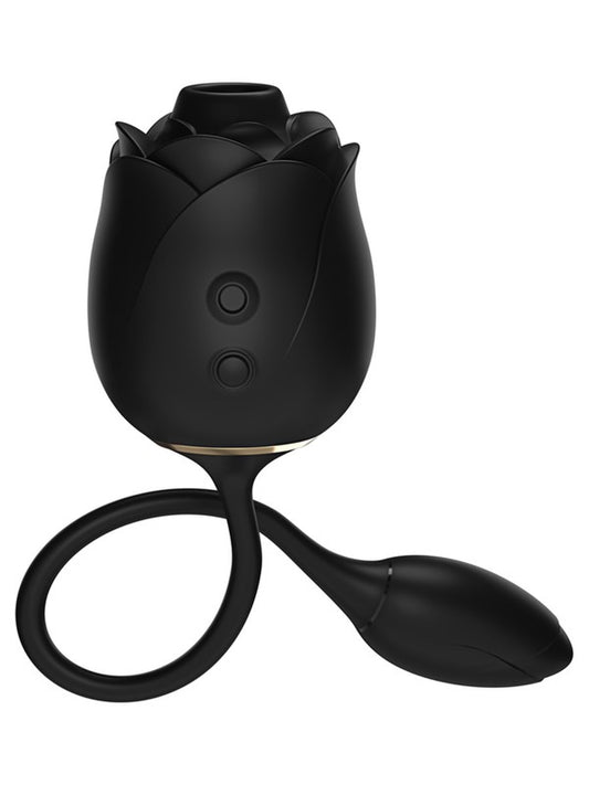 Fifty Shades of Grey Dark Blushing Rose Clitoral Massager - Clit Ticklers and Pulsators