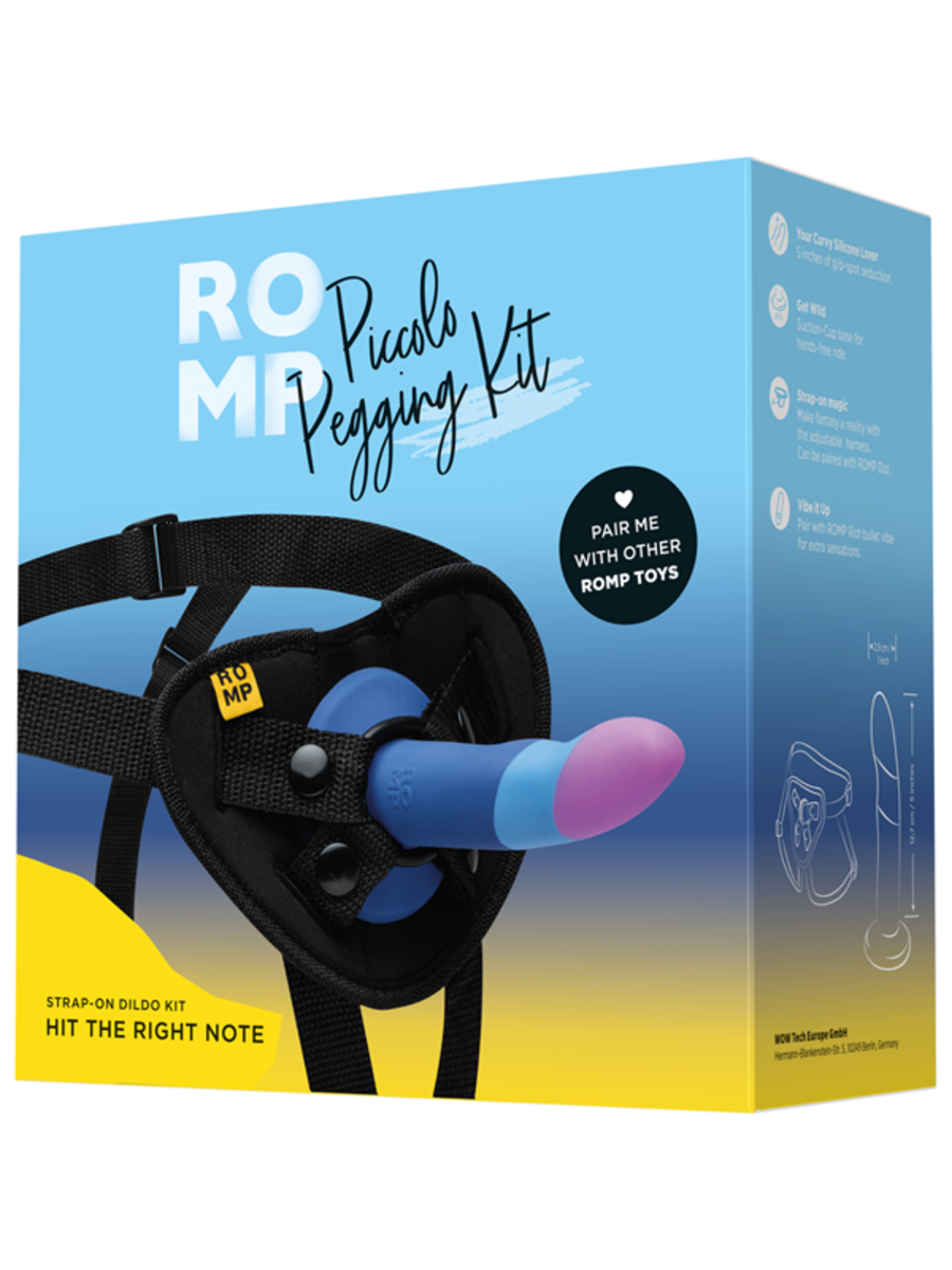 Love Honey Romp Piccolo Strap On Dildo Pegging Kit - Strap On Sextoys