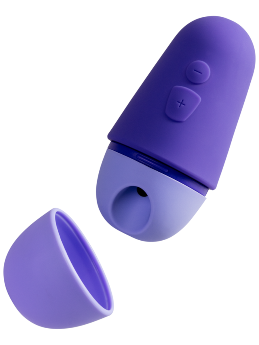 Love Honey Romp Free X Clitoral Suction Massager Lavender Clit Ticklers and Pulsators