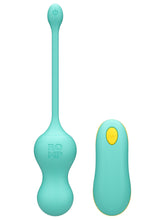 Love Honey Romp Cello Remote Control Vibrating Egg Turquoise Love Eggs and Kegel Exercisers