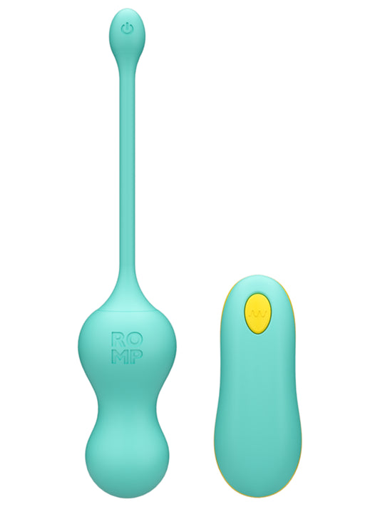 Love Honey Romp Cello Remote Control Vibrating Egg Turquoise Love Eggs and Kegel Exercisers