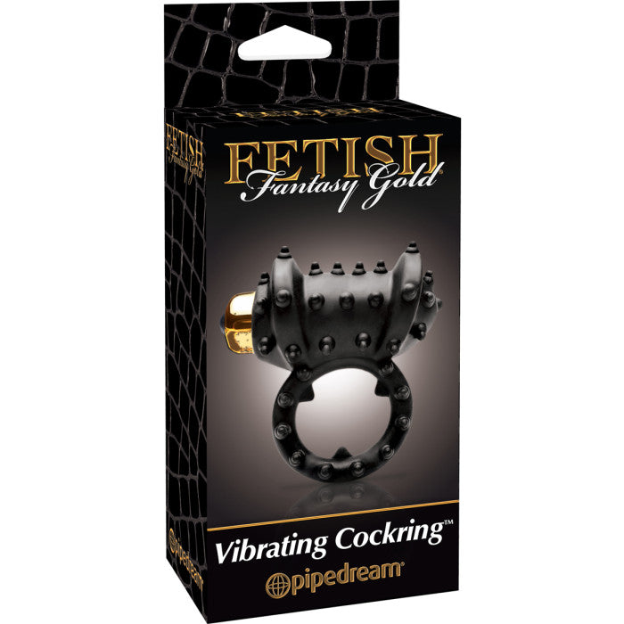 Pipedream Fetish Fantasy Gold Vibrating Cock Ring Vibrating Cock Rings