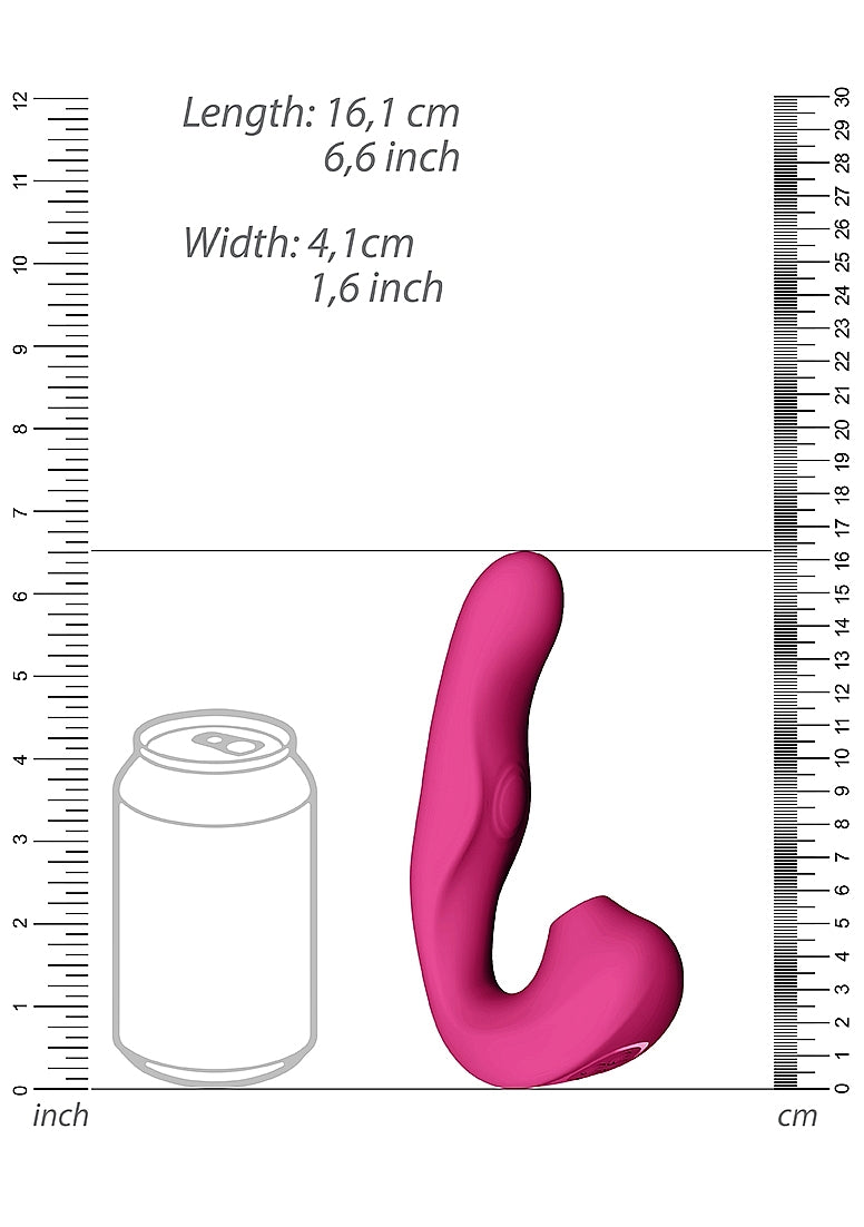 Vive Zaki Air and Pulse Wave G-Spot Vibrator G-Spot Vibrators