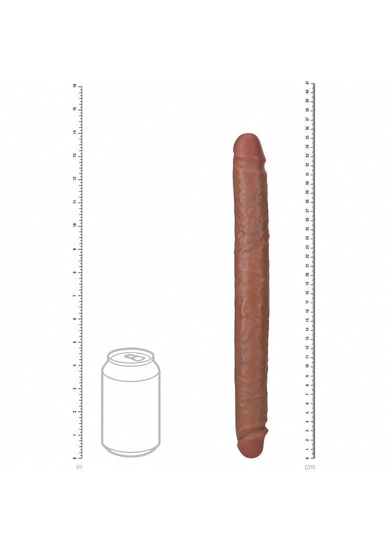 REALROCK 35 cm Slim Double Ender Realistic Dildo Double Ender