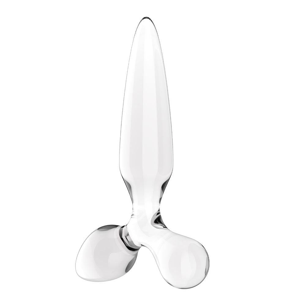 Satisfyer Triple Crystal 2 Glass 3-in-1 Anal Plug Butt Plugs