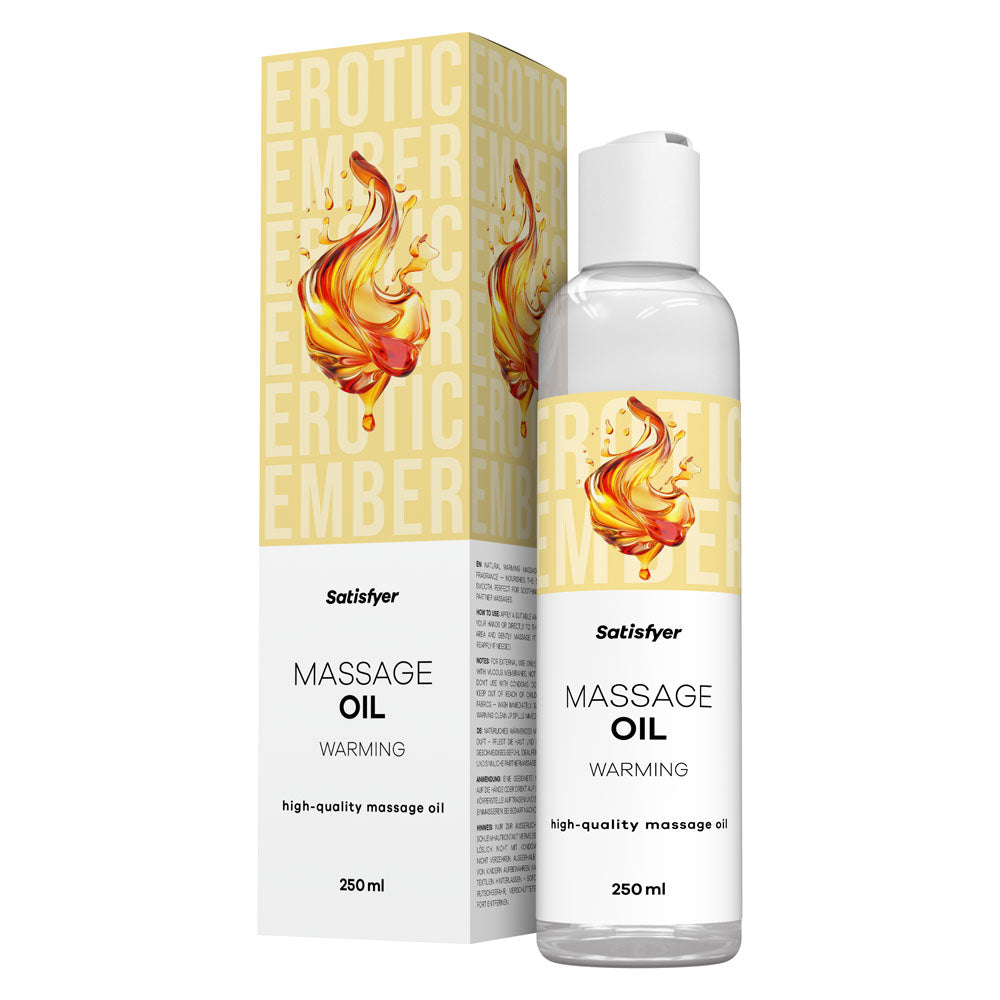 Satisfyer Comforting Scented Adult Massage Oil 250 ml - Massage Oils and Lubricants