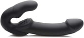 Strap U Evoke Rechargeable Vibrating Silicone Strapless Strap On Sex Toy Strap On Sextoys
