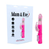 Adam and Eve Eves First Vibrating and Thrusting Rabbit Vibrator Pink Rabbit Vibrators