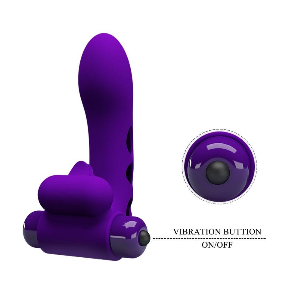 Party Up MIKE Vibrating Adult Finger Massager Finger and Tongue Vibrators