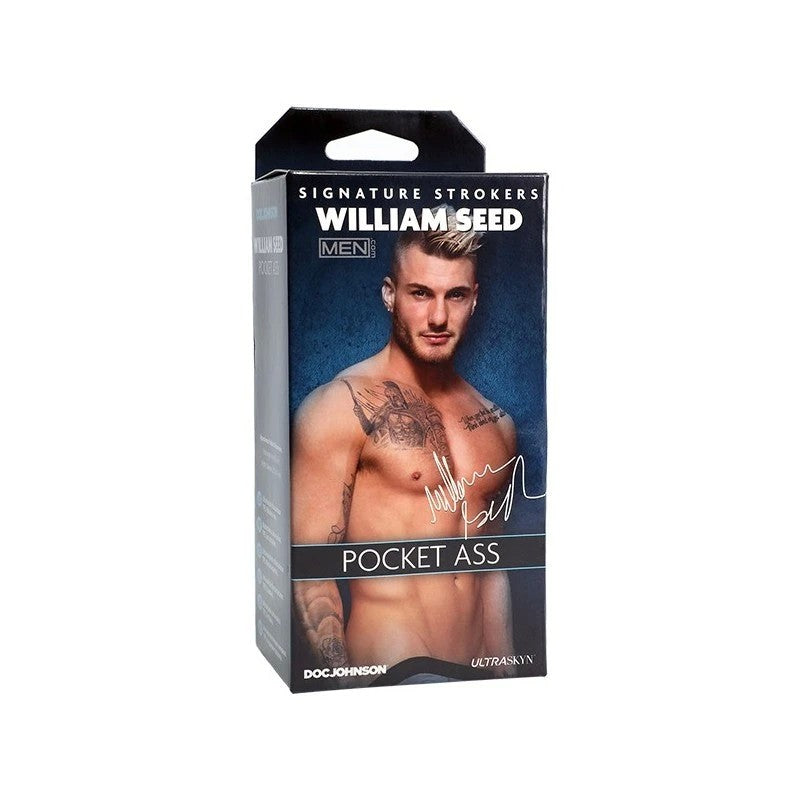 Doc Johnson William Seed ULTRASKYN Pocket Ass Stroker Masturbators and Strokers