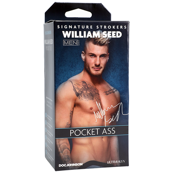 Doc Johnson William Seed ULTRASKYN Pocket Ass Stroker Masturbators and Strokers