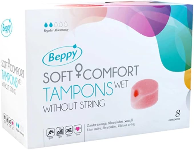 Beppy Soft & Comfort Wet Sponge 8 Piece Condoms