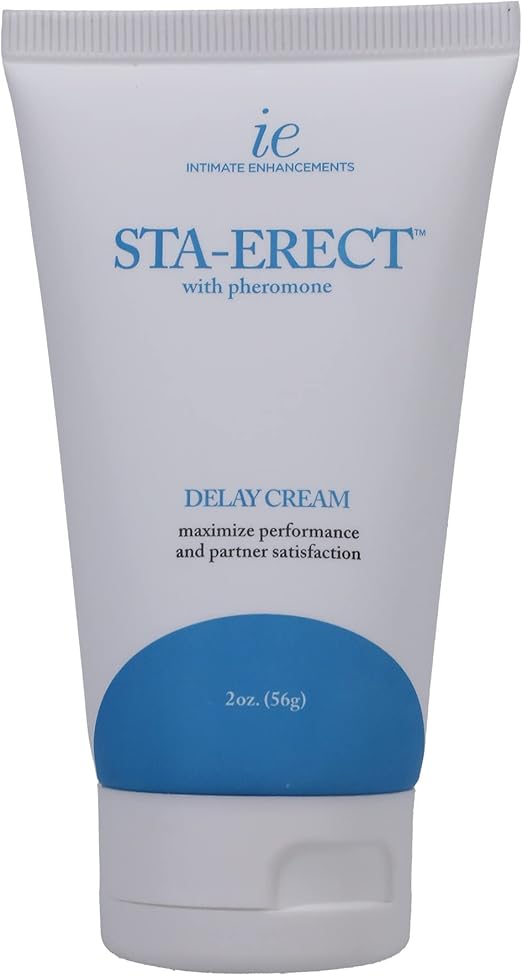 Doc Johnson Sta Erect With Pheromone Sex Delay Cream Delay and Excite Sprays