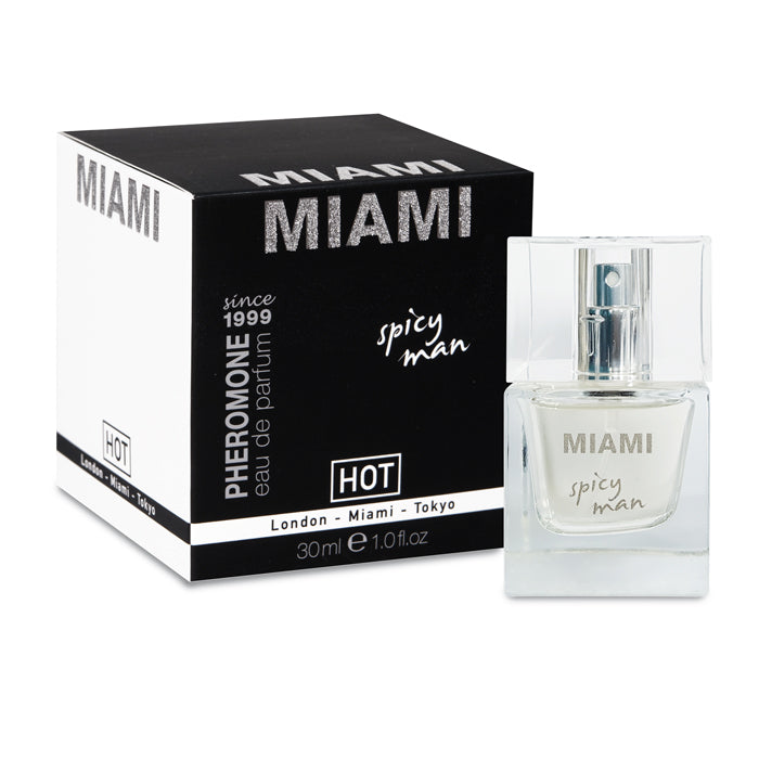 Hot Production Hot Pheromone Miami Spicy Man Sex Pheromone Cologne for Men 30ml Sex Pheromones and Perfumes