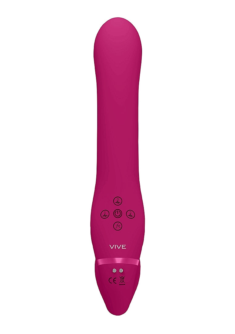 Vive Ai Dual Vibrating & Air Wave Tickler Strapless Strap On Strap On Sextoys