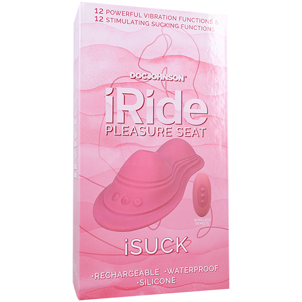 Doc Johnson iRide Pleasure Seat Suck Grinder With Remote Remote Control Vibrators