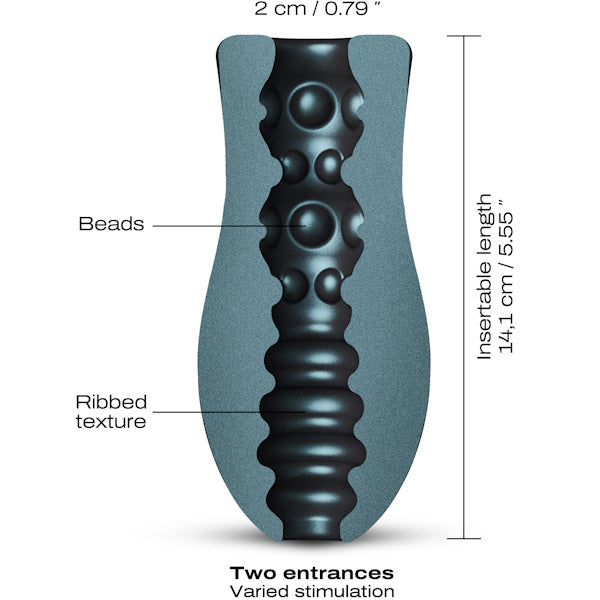 Marc DORCEL SILI-CUP Dual Sensation Male Masturbator Masturbators and Strokers