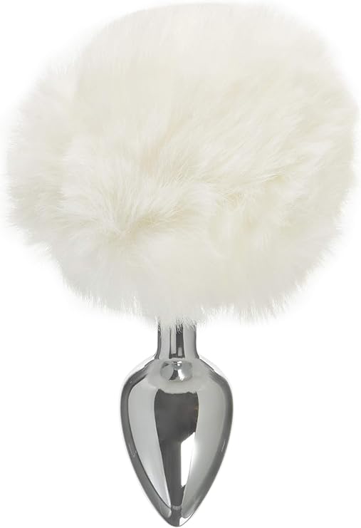 Tailz Seme Flexible White Bunny Tail Anal Plug Butt Plugs
