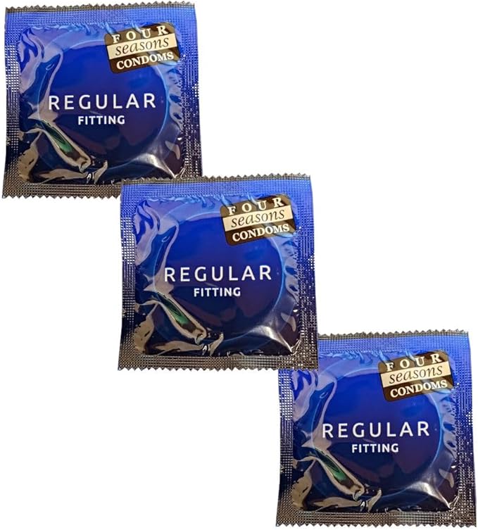 Four Seasons Regular Condoms Bulk Box of 144 Condoms