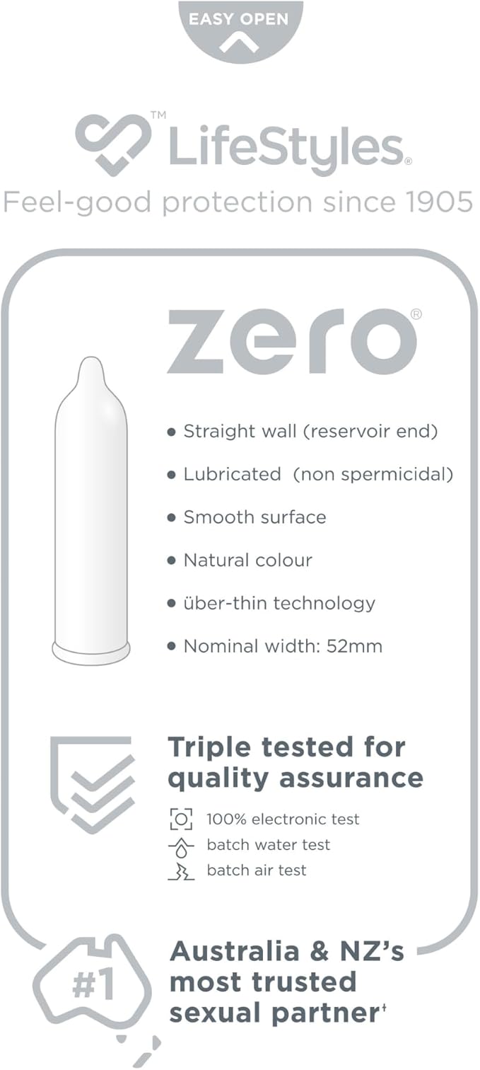 LifeStyles ZERO Condoms 40s Condoms