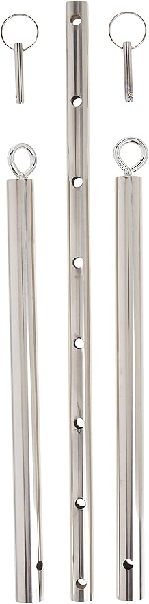 Master Series Adjustable Steel Spreader Bar Silver Spreaders and Hangers