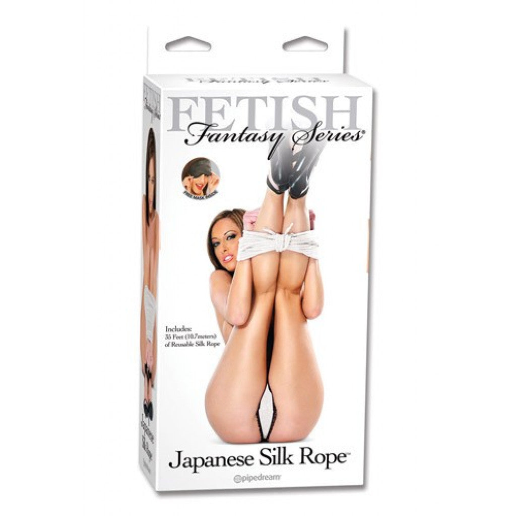 Fetish Fantasy Bondage Play Japanese Silk Rope Cuffs and Restraints