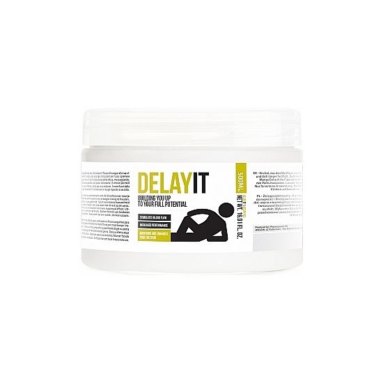 Shots Delay It Building You Up To Your Full Potential Gel 500 ml - Delay and Excite Sprays