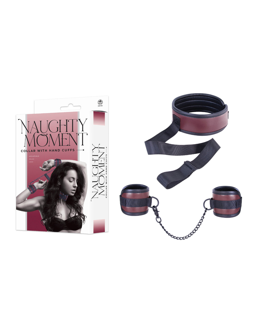 Nanma Naughty Moment BDSM Collar With Hand Cuffs - Cuffs And Restraints