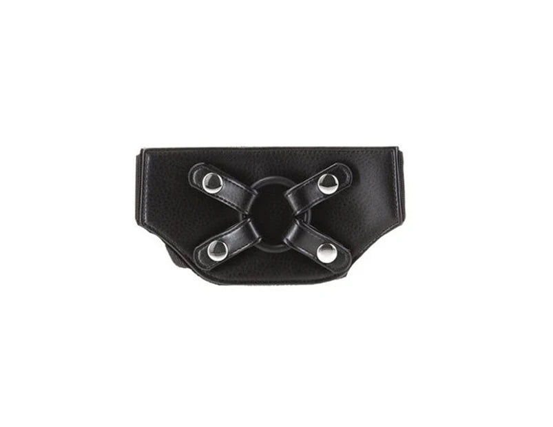 Addiction Strap On Harness With Silicone O Rings Black Strap On Sextoys