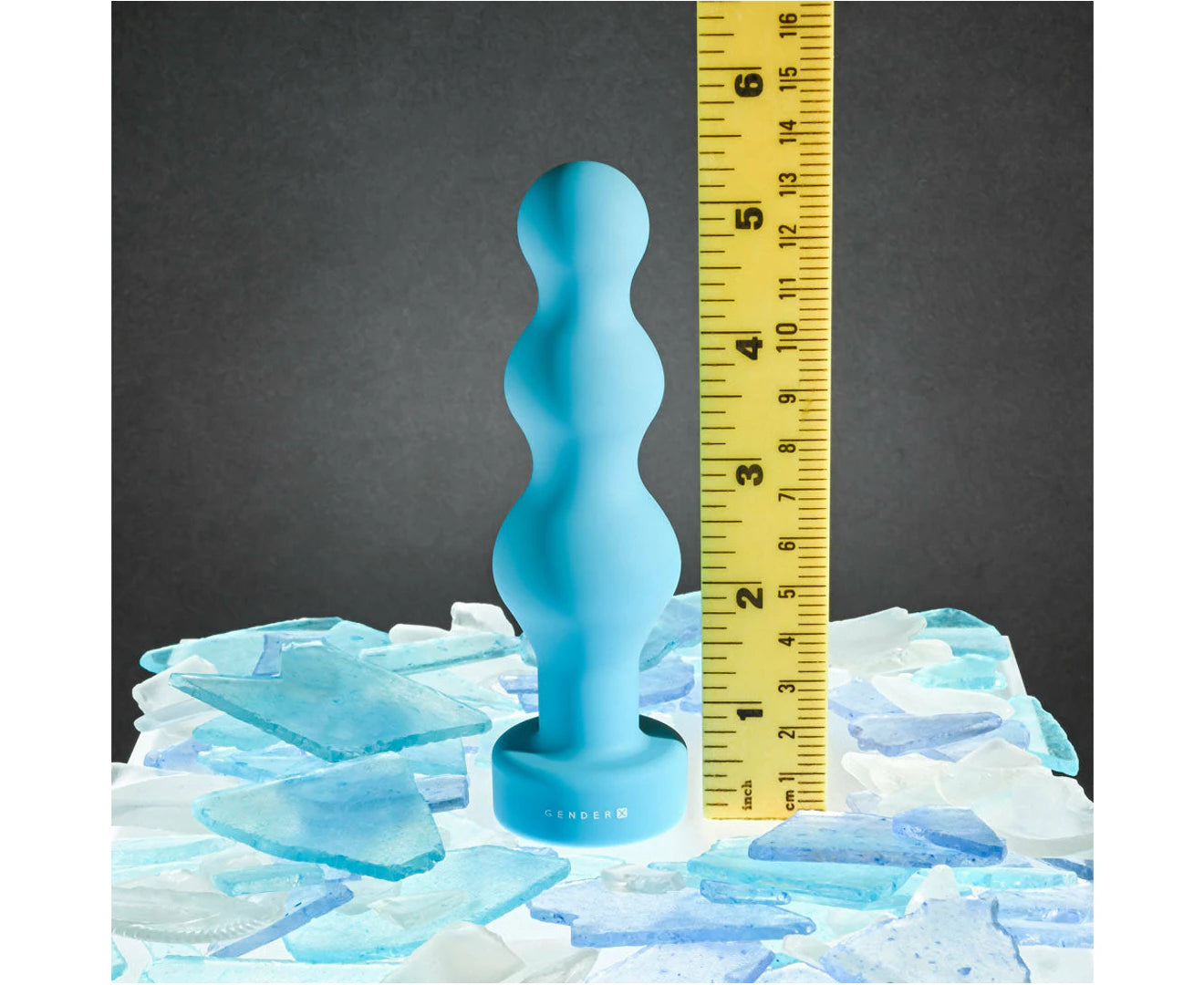 Gender X PLUGGED UP Vibrating Butt Plug Blue Butt Plugs