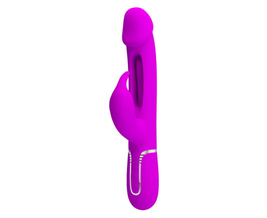 Pretty Love Kampas 3 in1 Multi Function Rechargeable Rabbit Vibrator - Rabbit Vibrators