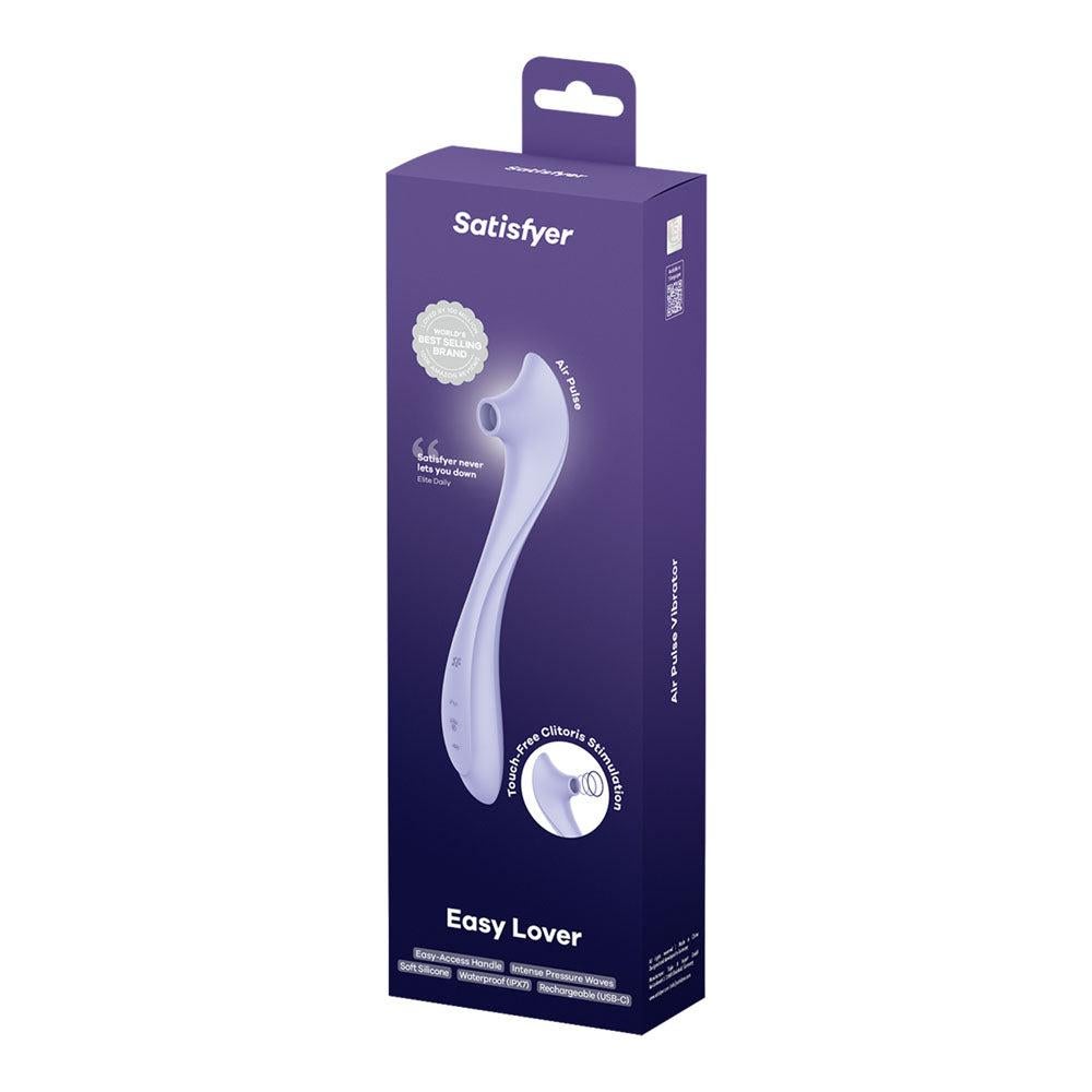 Satisfyer Easy Lover Air Pulse Clitoral Stimulator Clit Ticklers and Pulsators