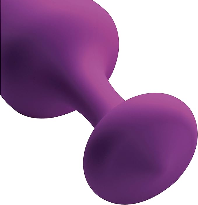 Frisky Purple Pleasures Silicone Anal Plugs 3 Piece Butt Plugs