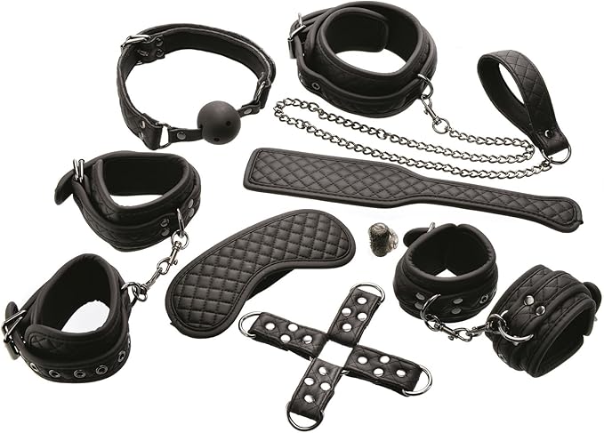 Adam and Eve Fetish Dreams Advanced Bondage Set 7 Piece Bondage Kits