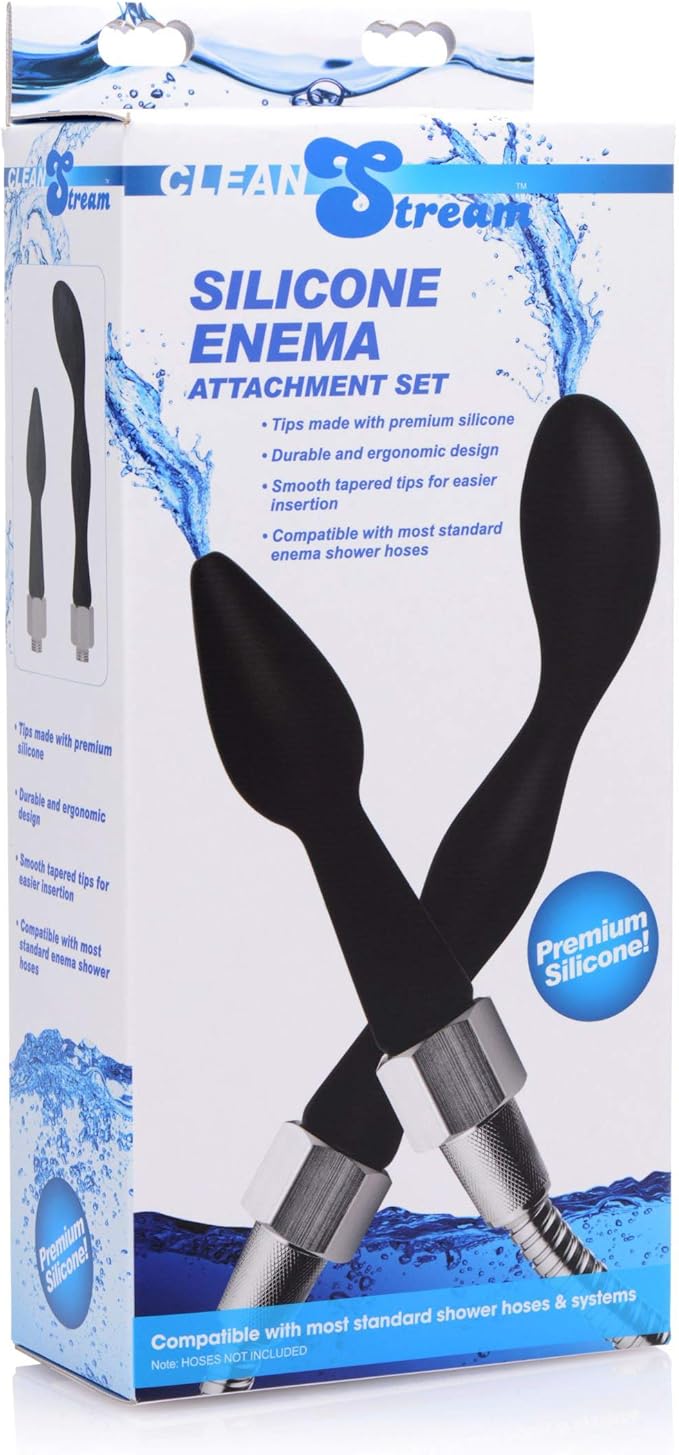 CleanStream Silicone Enema Attachment Set Enemas and Douches