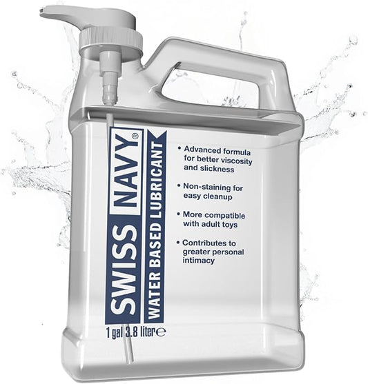 Swiss Navy Water Based Adult Lubricant 3.8L Water Based Lubes