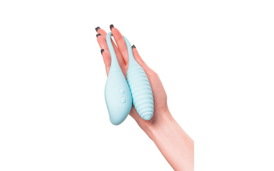 JOS Roow Vaginal and Clitoral Air Pulse Stimulator Blue Clit Ticklers and Pulsators