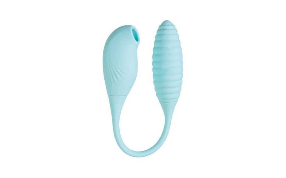 JOS Roow Vaginal and Clitoral Air Pulse Stimulator Blue Clit Ticklers and Pulsators
