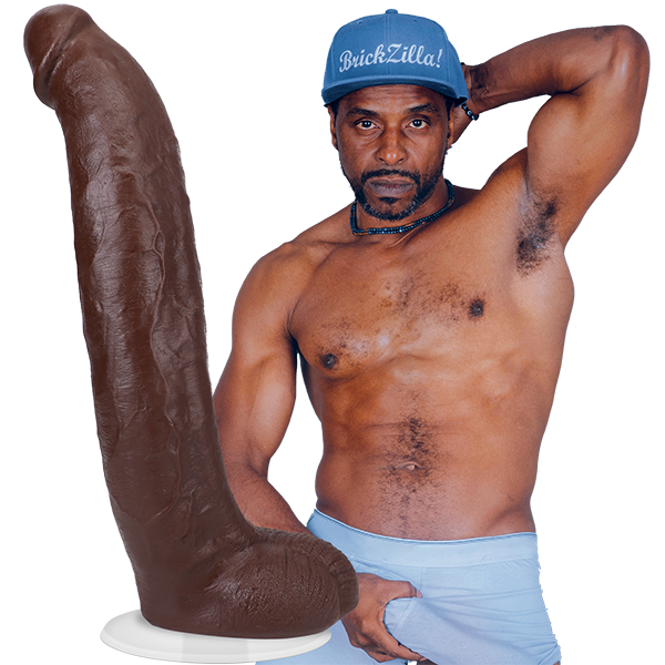 Doc Johnson Brickzilla 13 Inch ULTRASKYN Realistic Cock Realistic Dildos