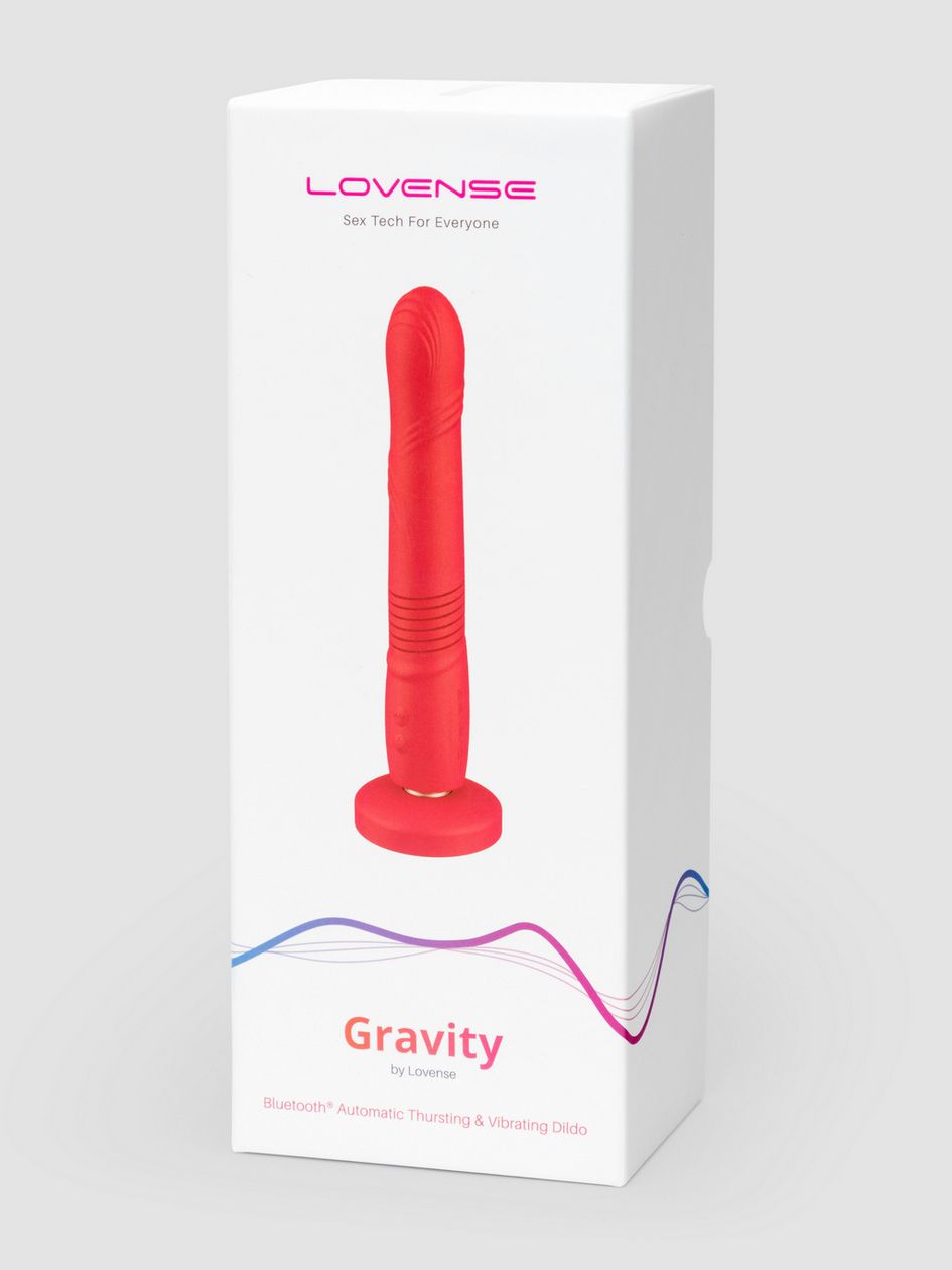 Lovense Gravity App Control Vibrating and Thrusting Dildo Remote Control Vibrators