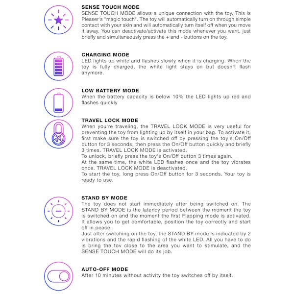 LOVE TO LOVE Pleaser Flapping Design Body Wand Purple Body Wands