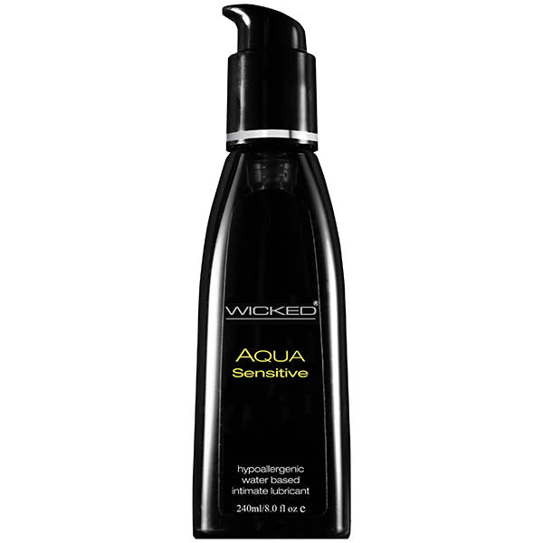 Wicked Aqua Sensitive Water Based Lubricant 240ml Water Based Lubes
