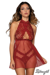 Dream Girl Lingerie Sexy Womens Babydoll & Panty OS BabyDolls And Chemises