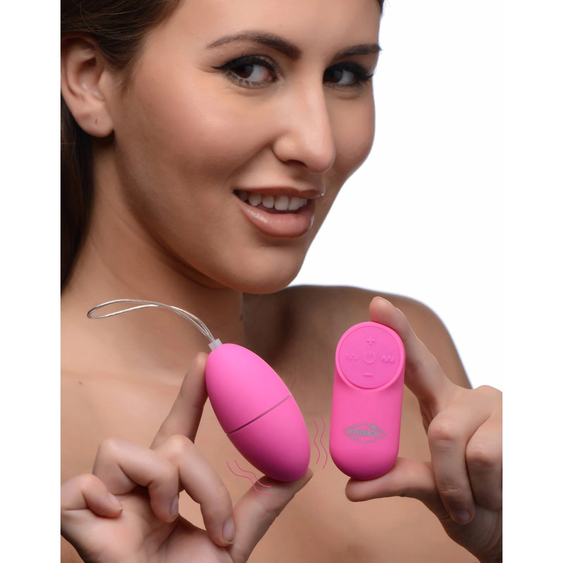 XR Brands Frisky Scrambler Vibrating Love Egg Love Eggs and Kegel Exercisers