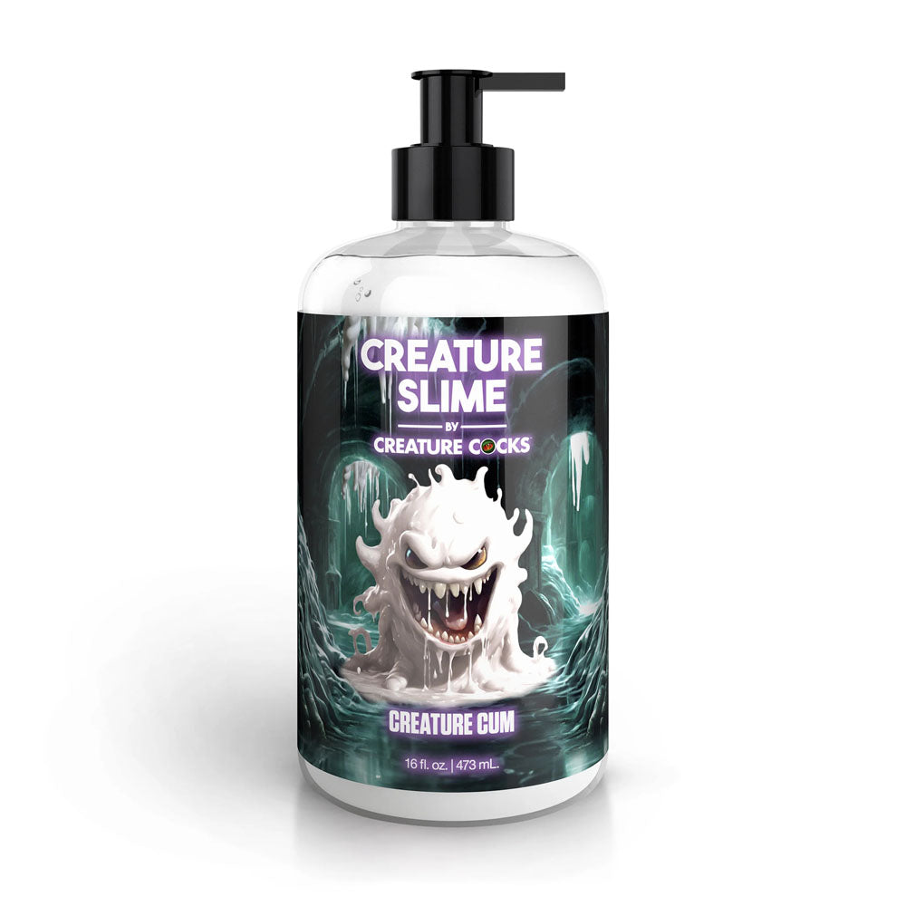 XR Brands Creature Slime by Creature Cocks Creature Cum Water Based Lubricant 473ml Pump Bottle Water Based Lubes