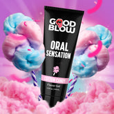 XR Brands Good Blow Flavoured Oral Sensation Gel Cotton Candy Lubricants and Lotions