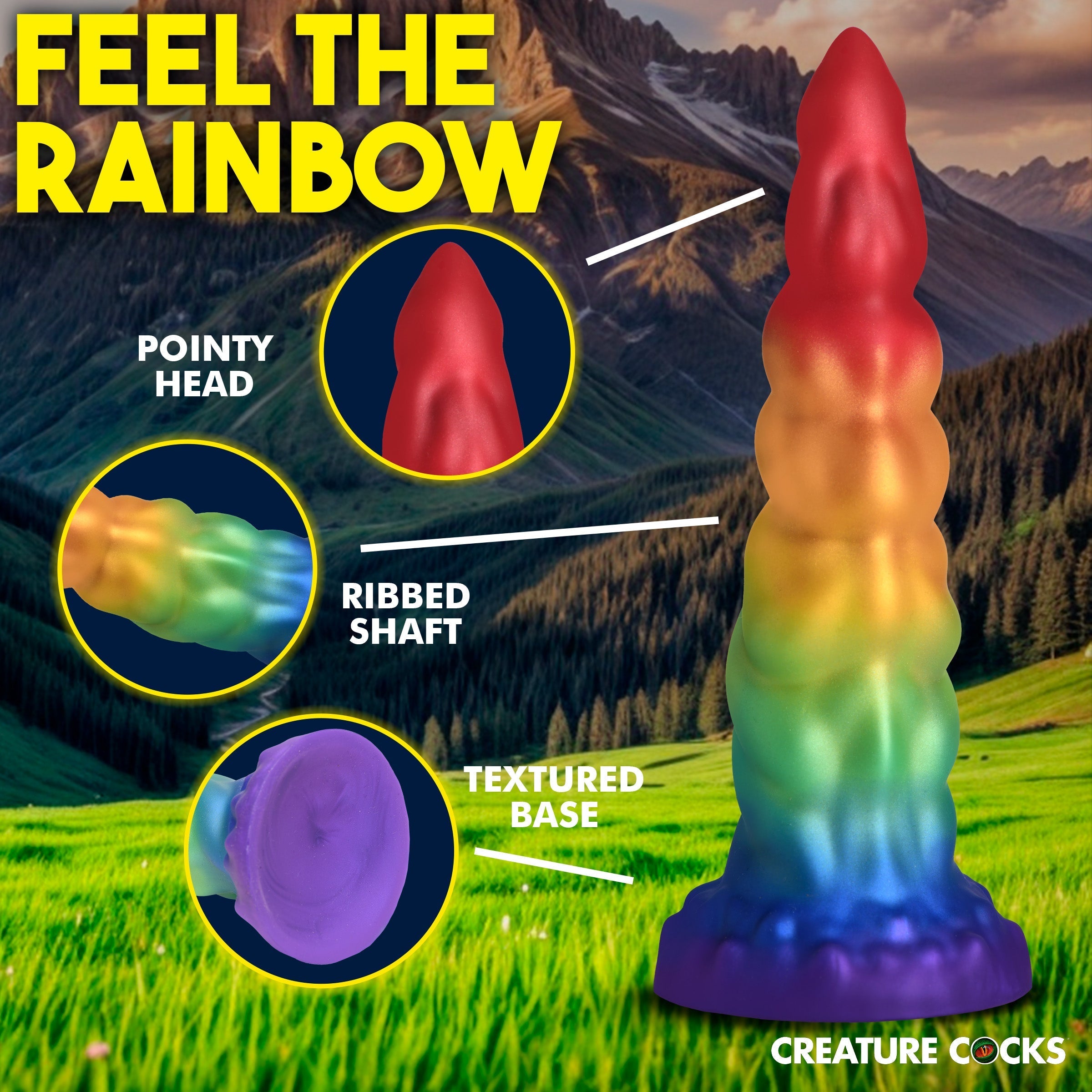 Creature Cocks Magic Rider Unicorn Silicone Dildo Realistic Dildos