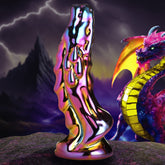 XR Brands Creature Cocks Dragon Glass Fantasy Dildo Coloured Realistic Dildos