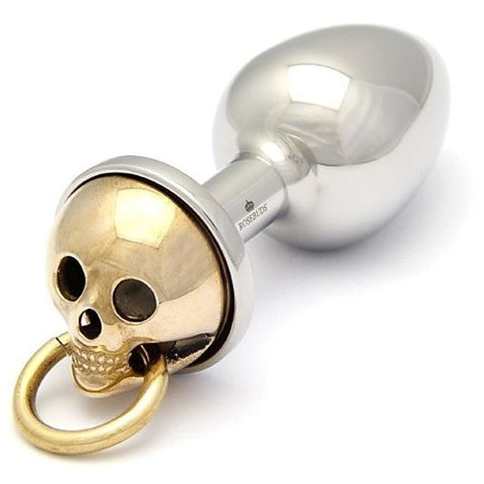 Rosebuds Luxe Skull Flash Gold Medium