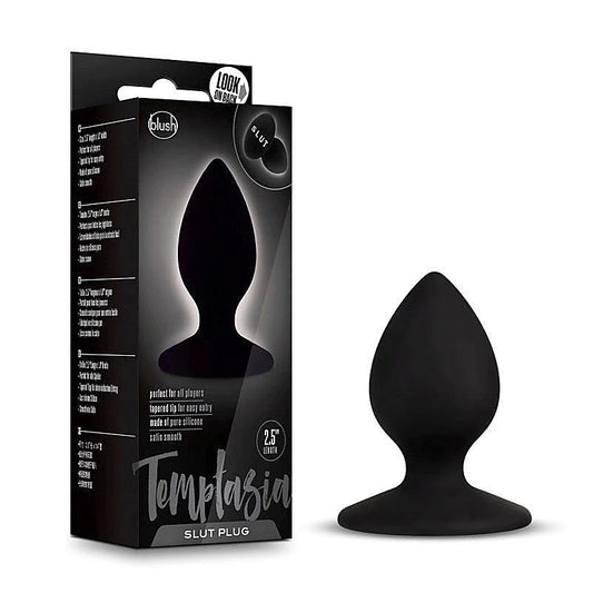 Temptasia Slut Plug Black - Butt Plugs